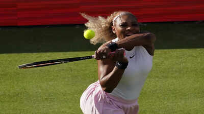 Serena returns williams makes a winning comeback in doubles at queen39s club with mboko.jpg